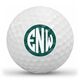 Circle Monogram Golf Balls Image 1 of 2